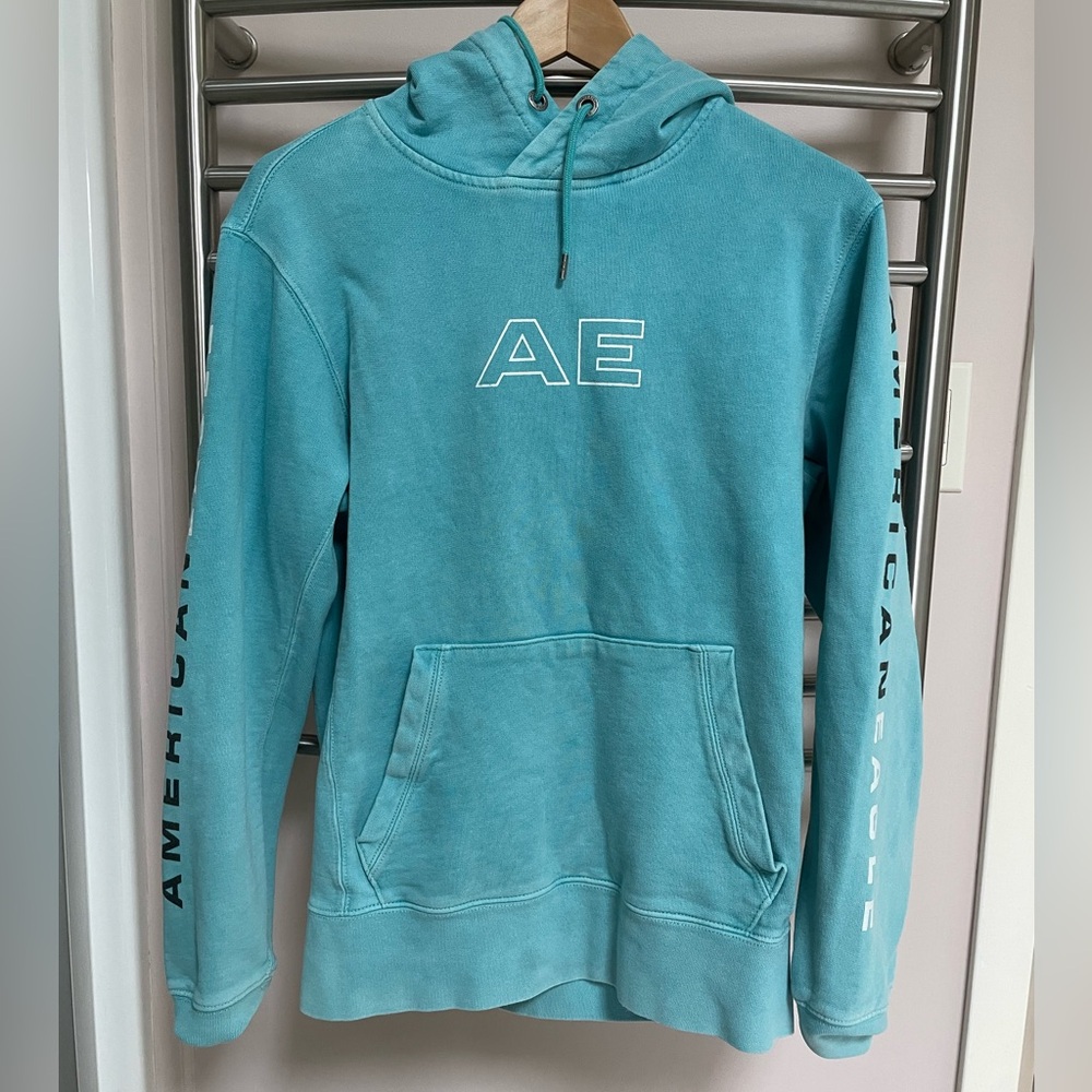 American Eagle Outfitters Light Blue Sweatshirt